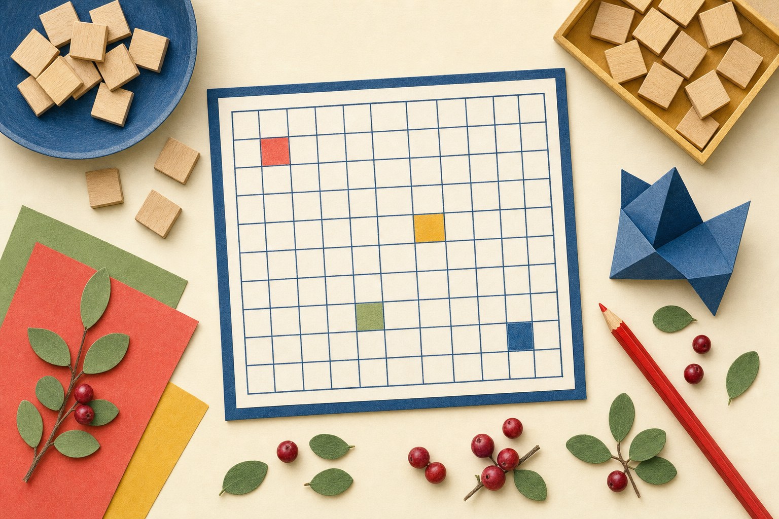 Hundred charts illustration from Number Patterns in Hundred Charts.