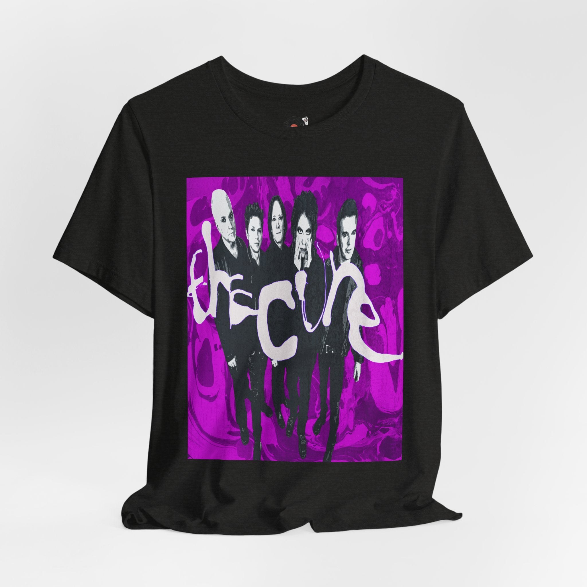 Man Alive Apparel The Cure purple graphic T-shirt
