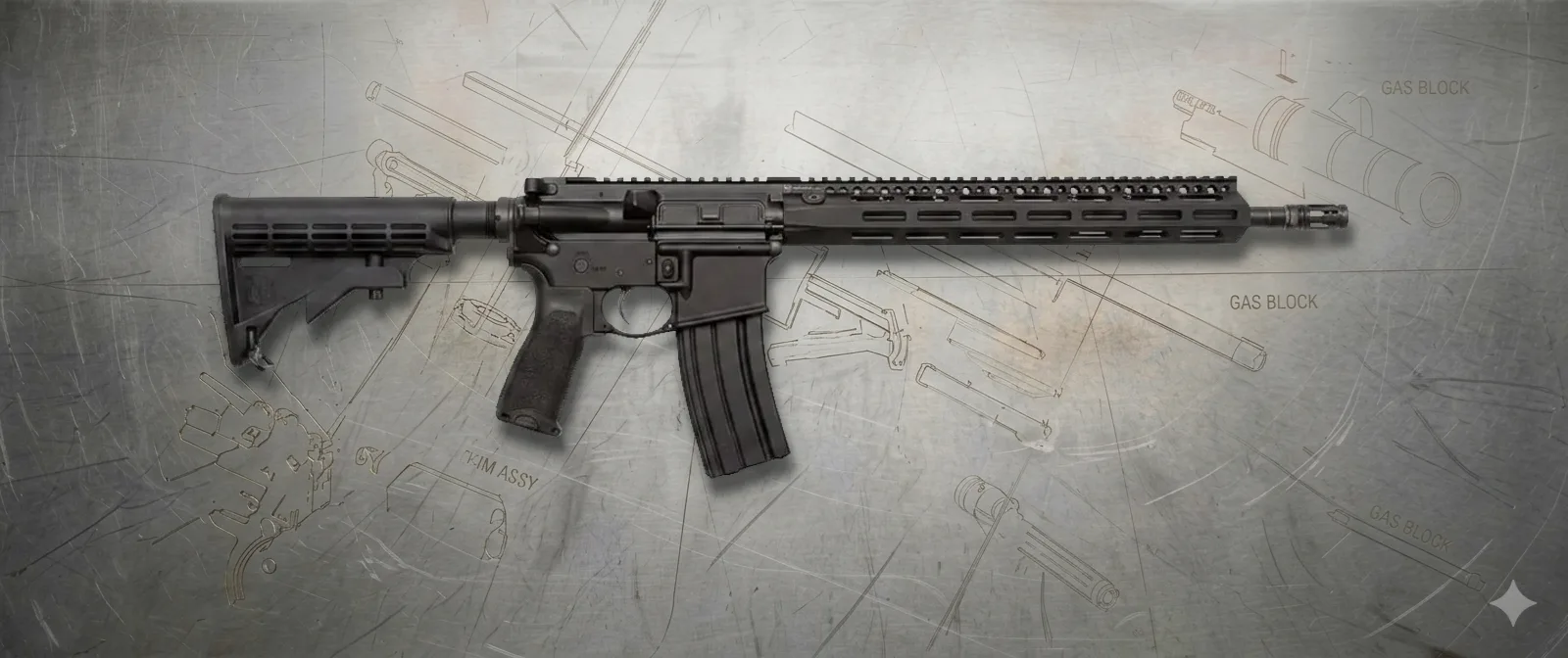 DRD-15 Prepper Rifle with a 16-inch barrel and lightweight field-ready configuration