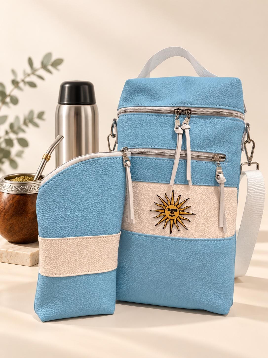 Handmade Yerba Mate Bag-Bolso Matero hecho a mano– Cuerina.