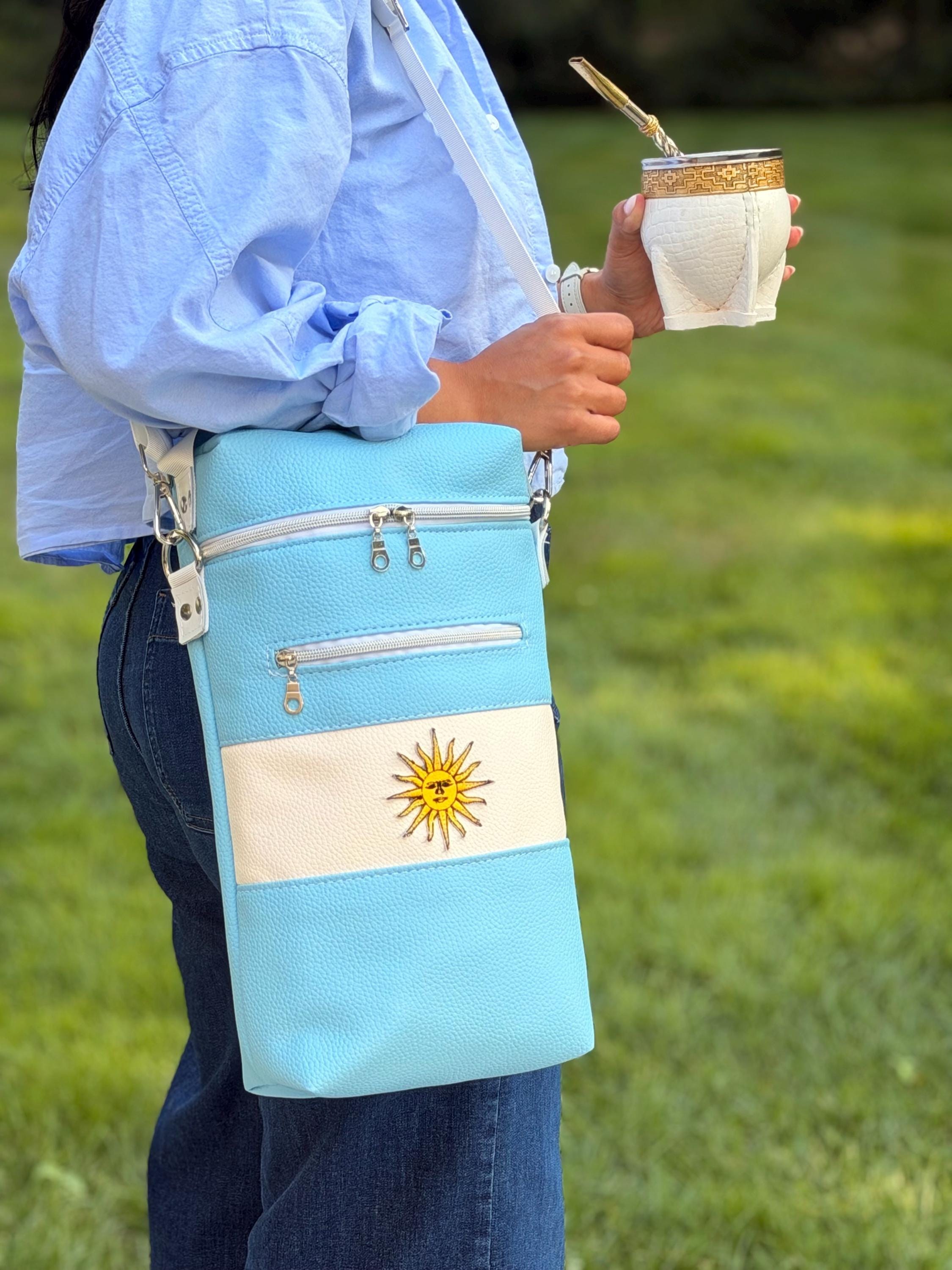 Handmade Yerba Mate Bag-Bolso Matero hecho a mano– Cuerina., view 3
