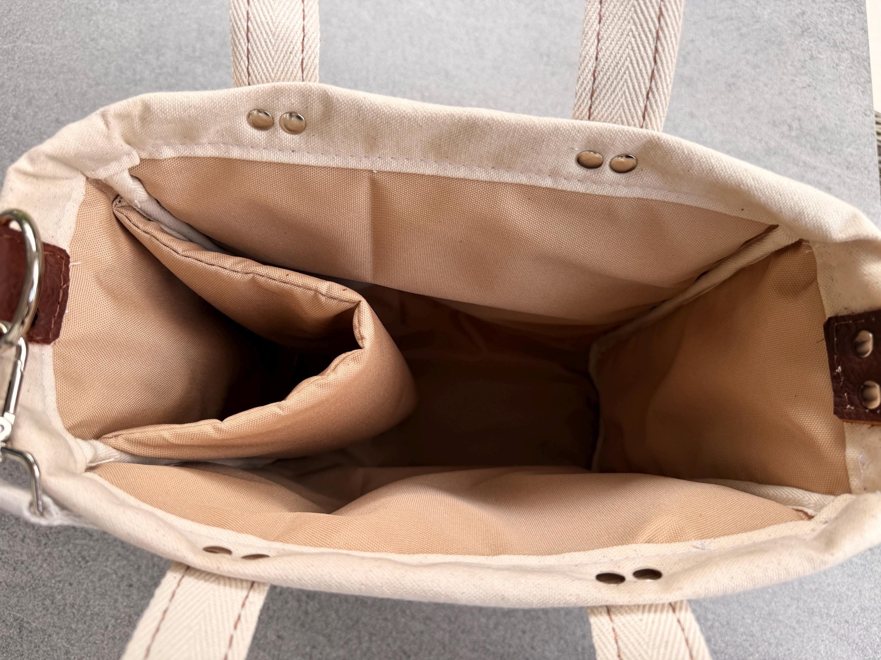 Handmade Yerba Mate Bag-Bolso Matero hecho a mano– Lona y cuerina., view 7