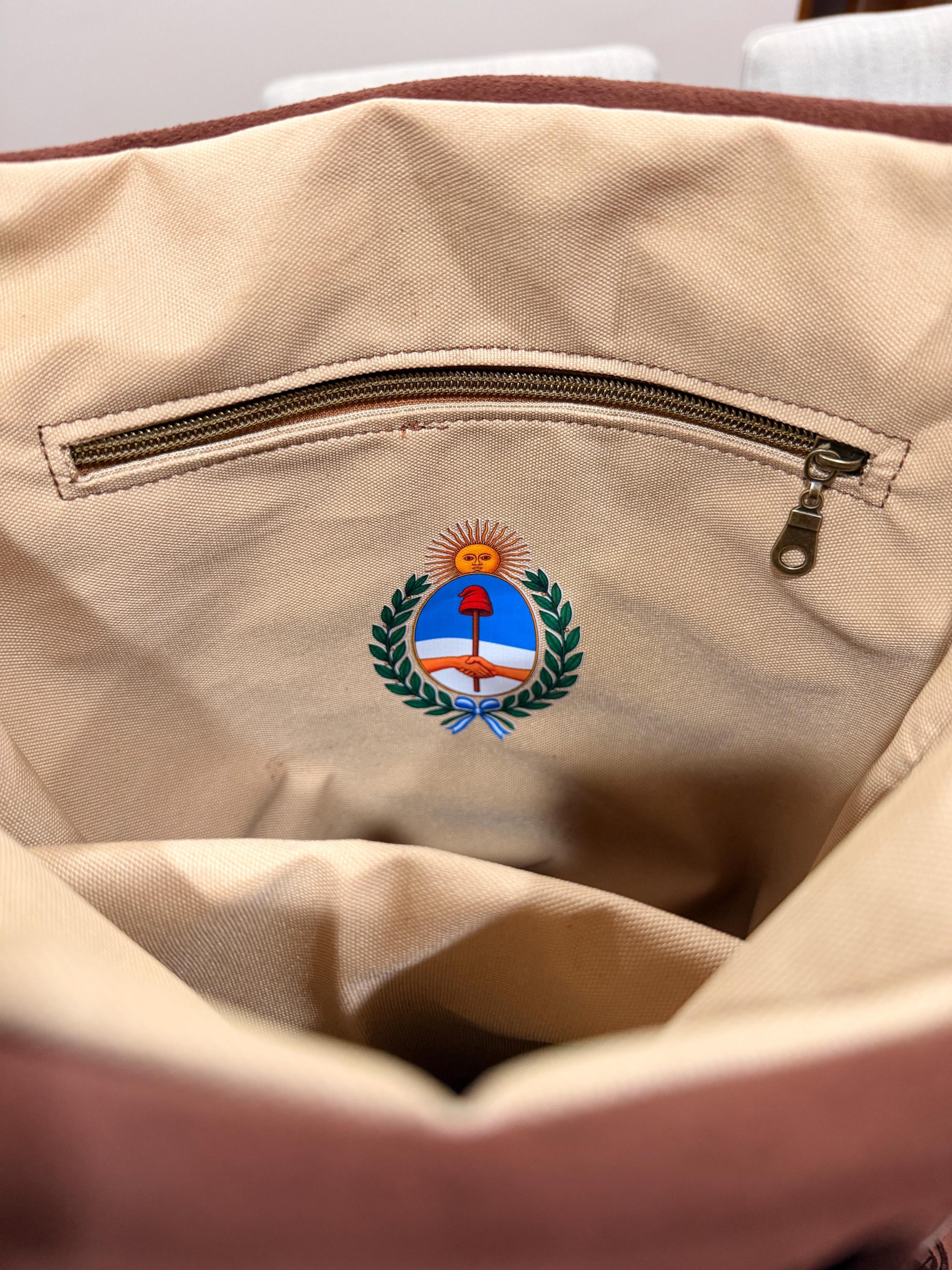 Yerba Mate Bag-Bolso Matero hecho a mano– Cuero Argentino, view 6