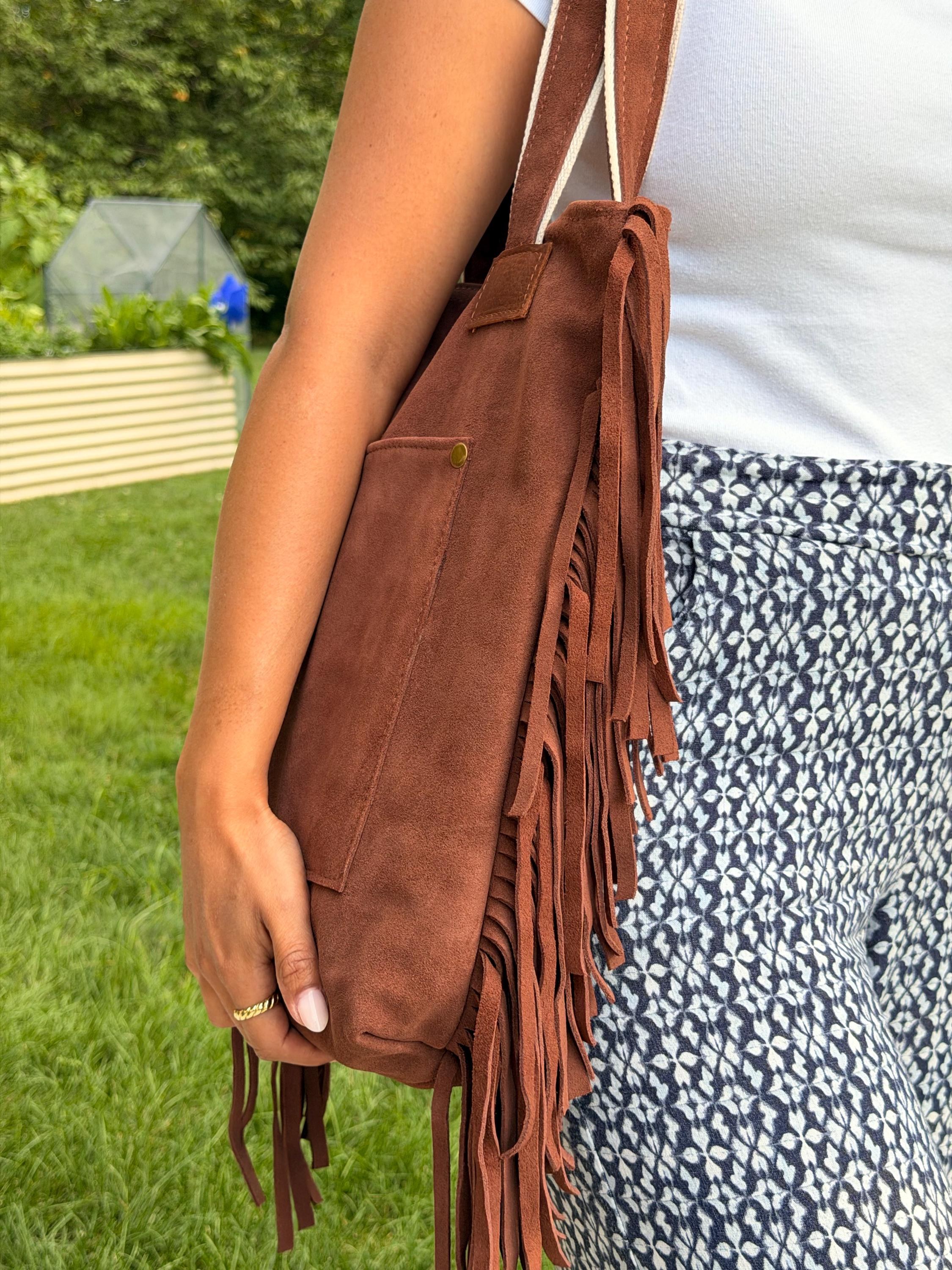 Yerba Mate Bag-Bolso Matero hecho a mano– Cuero Argentino, view 10