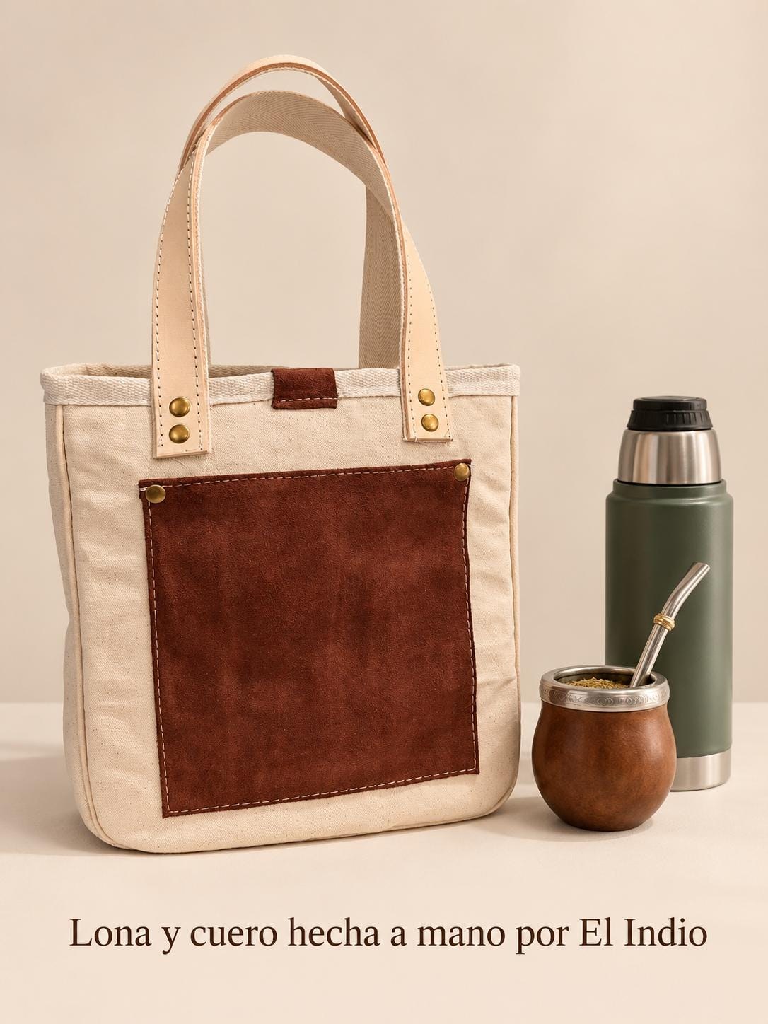 Yerba Mate Bag-Bolso Matero hecho a mano.