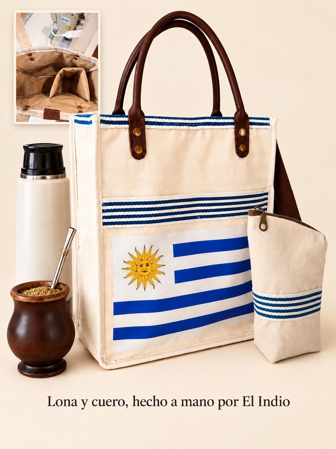Yerba Mate Bag-Bolso Matero hecho a mano– lona