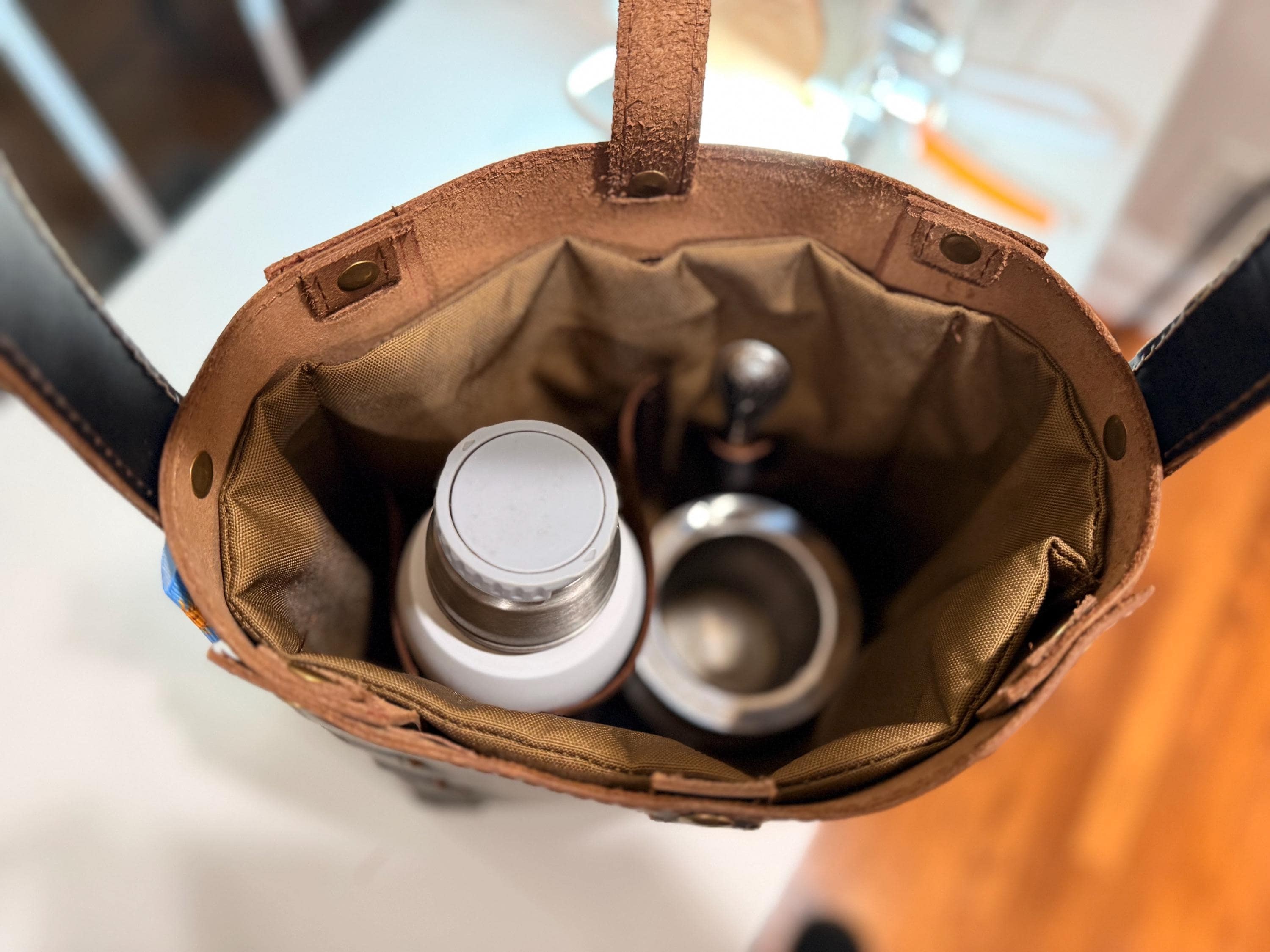 Premium Yerba Mate Bag-Bolso Matero hecho a mano– Cuero Argentino, view 7