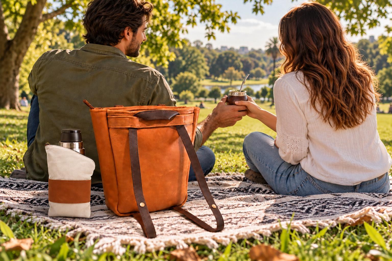 Premium Yerba Mate Tote/Backpack - Bolso Matero/Mochila Cuero