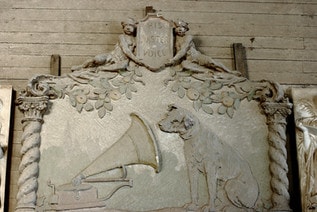 Decorative terra cotta plaque