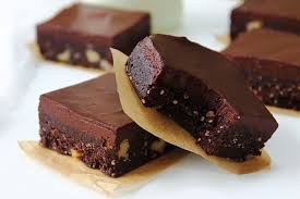 Delicious chocolate fudge brownies with a rich, glossy ganache topping.