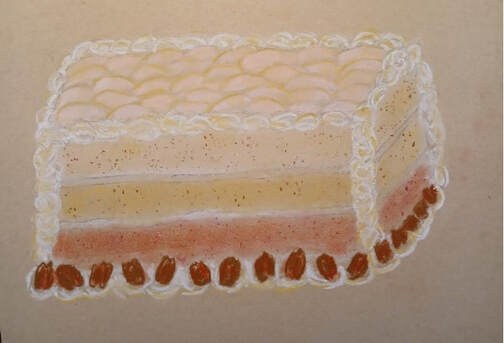 Microscopic view of skin layers showing cells and structures.