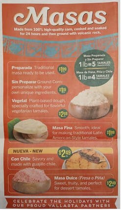 Traditional Mexican masa harina flour for homemade tortillas and tamales.