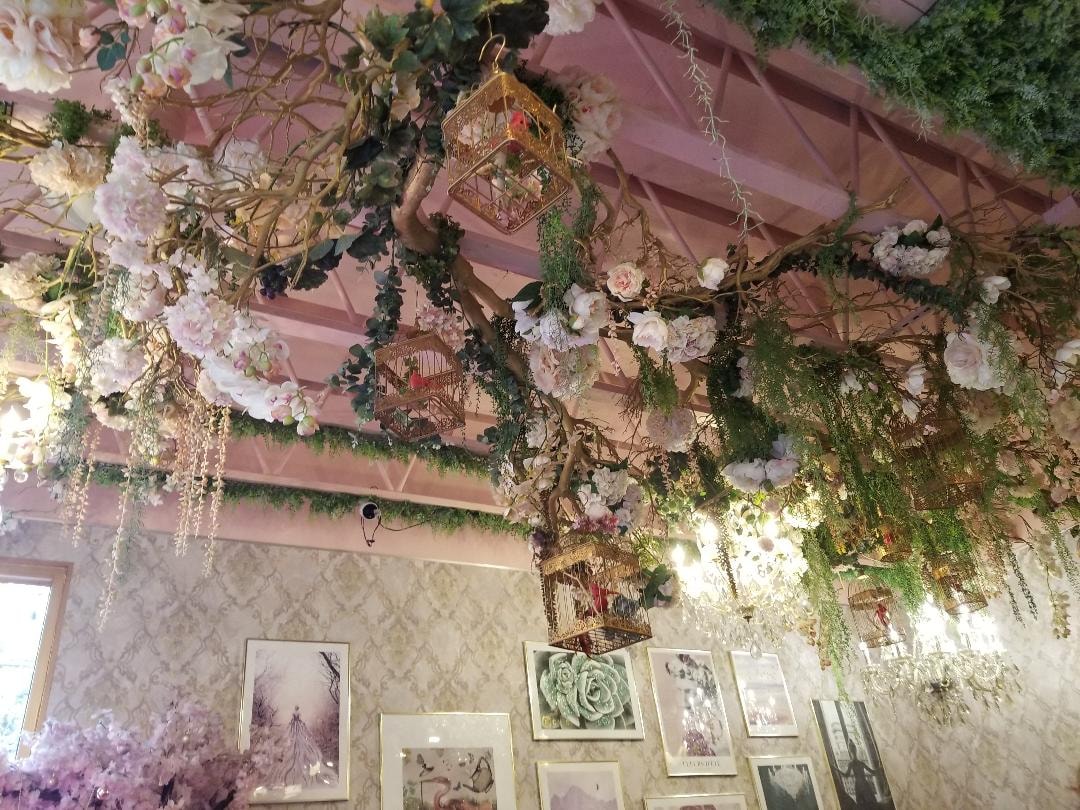 K Café and Patisserie ceiling décor