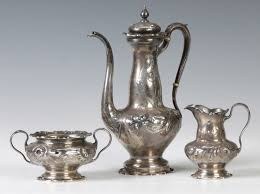 Silver Tea Set or Silver Tray photograph 1