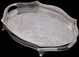 Silver Tea Set or Silver Tray photograph 2