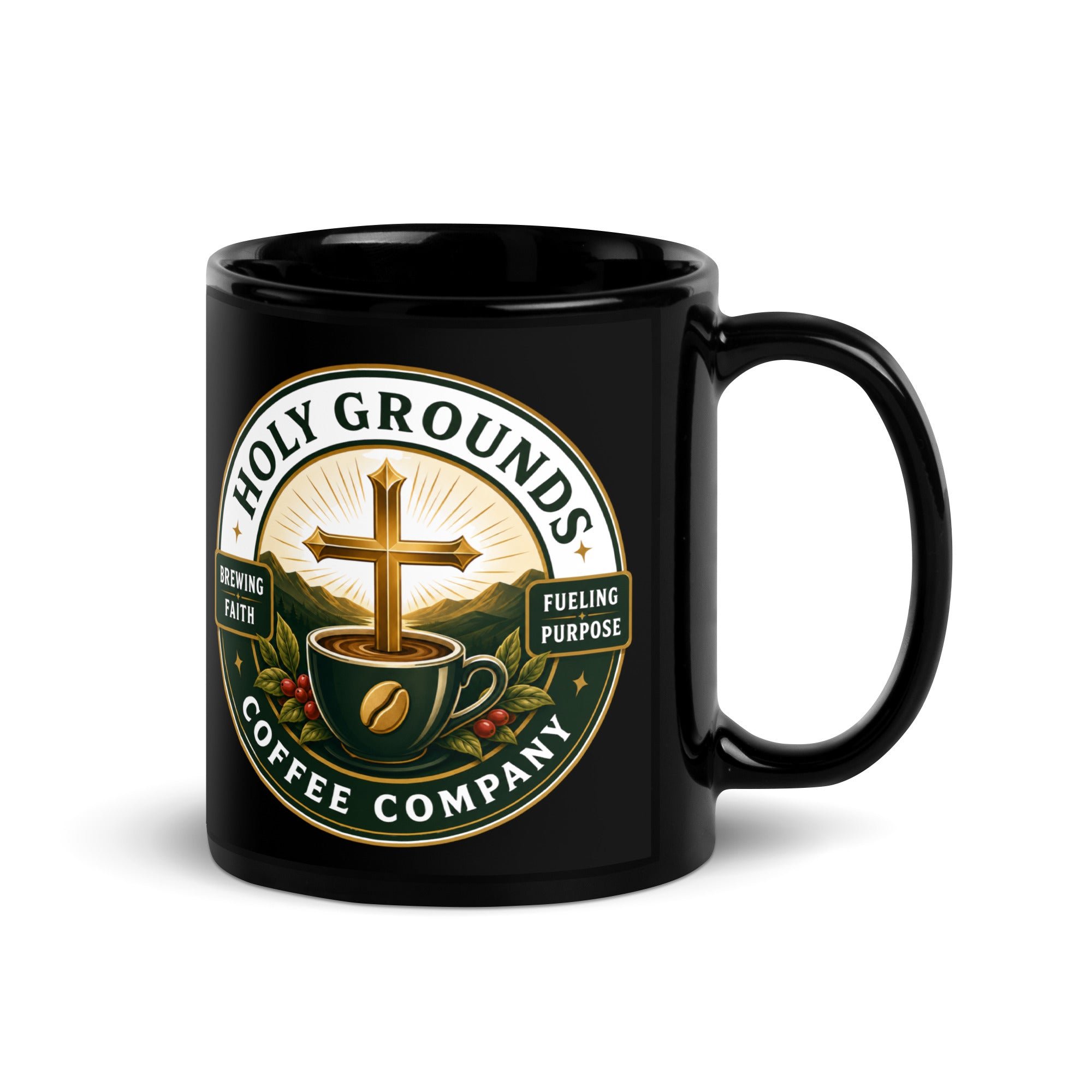 Black Glossy Mug