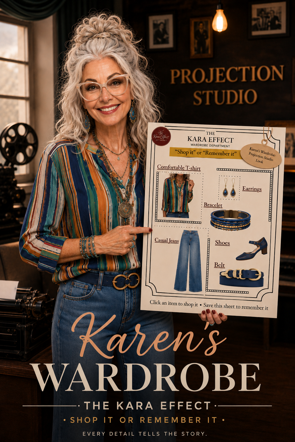 Featured artwork for Karen’s Wardrobe: The Projection Studio Look