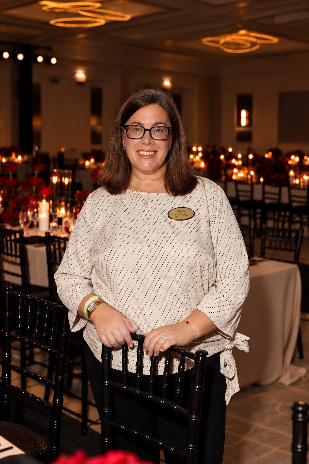 Candlelit founder Michelle Schneir at the Four Seasons reception