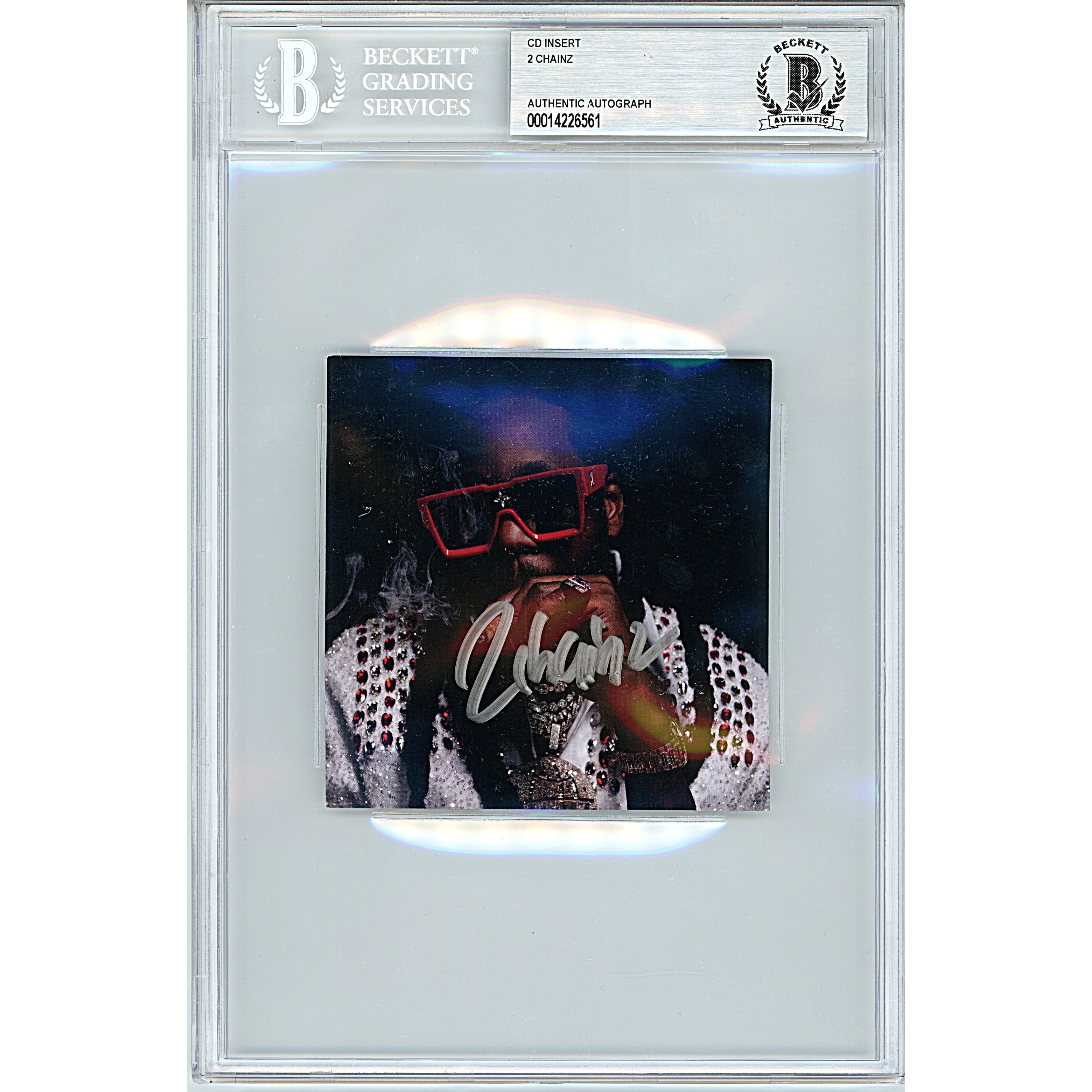 2-Chainz signed CD insert