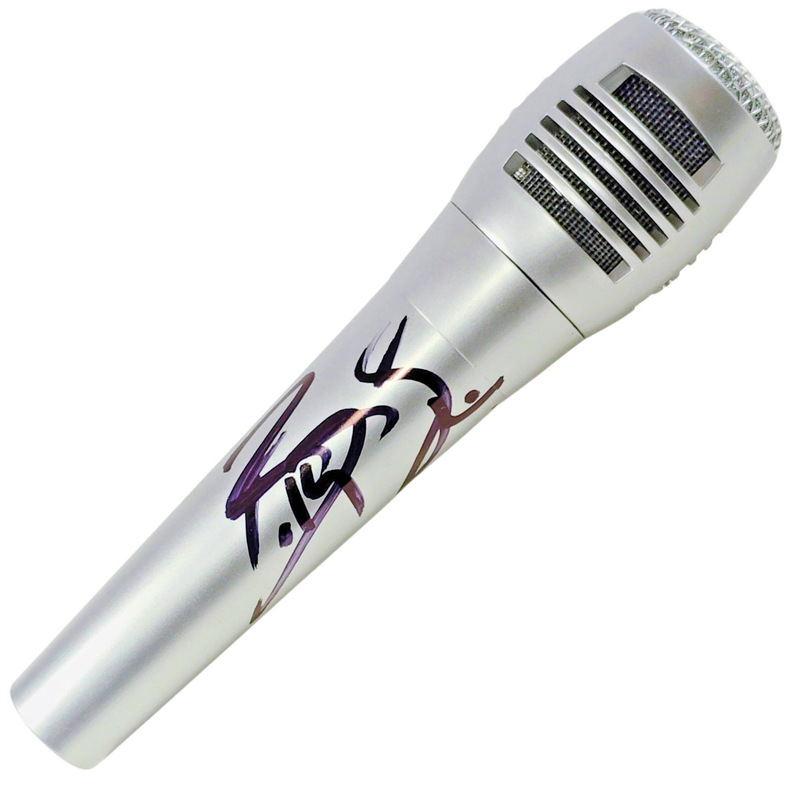Bobby Lashley signed microphone