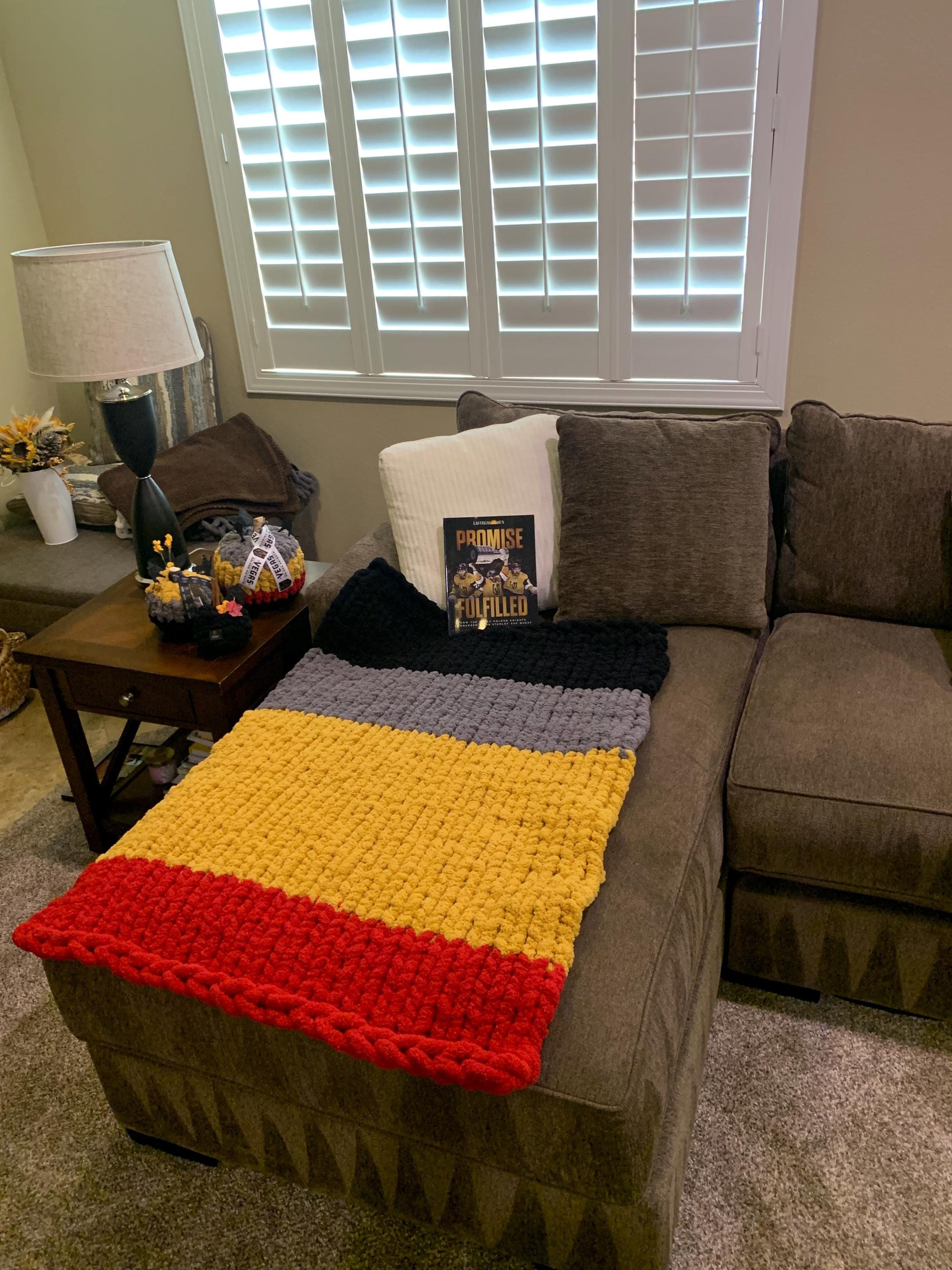 Small VGK lap blanket decorative throw