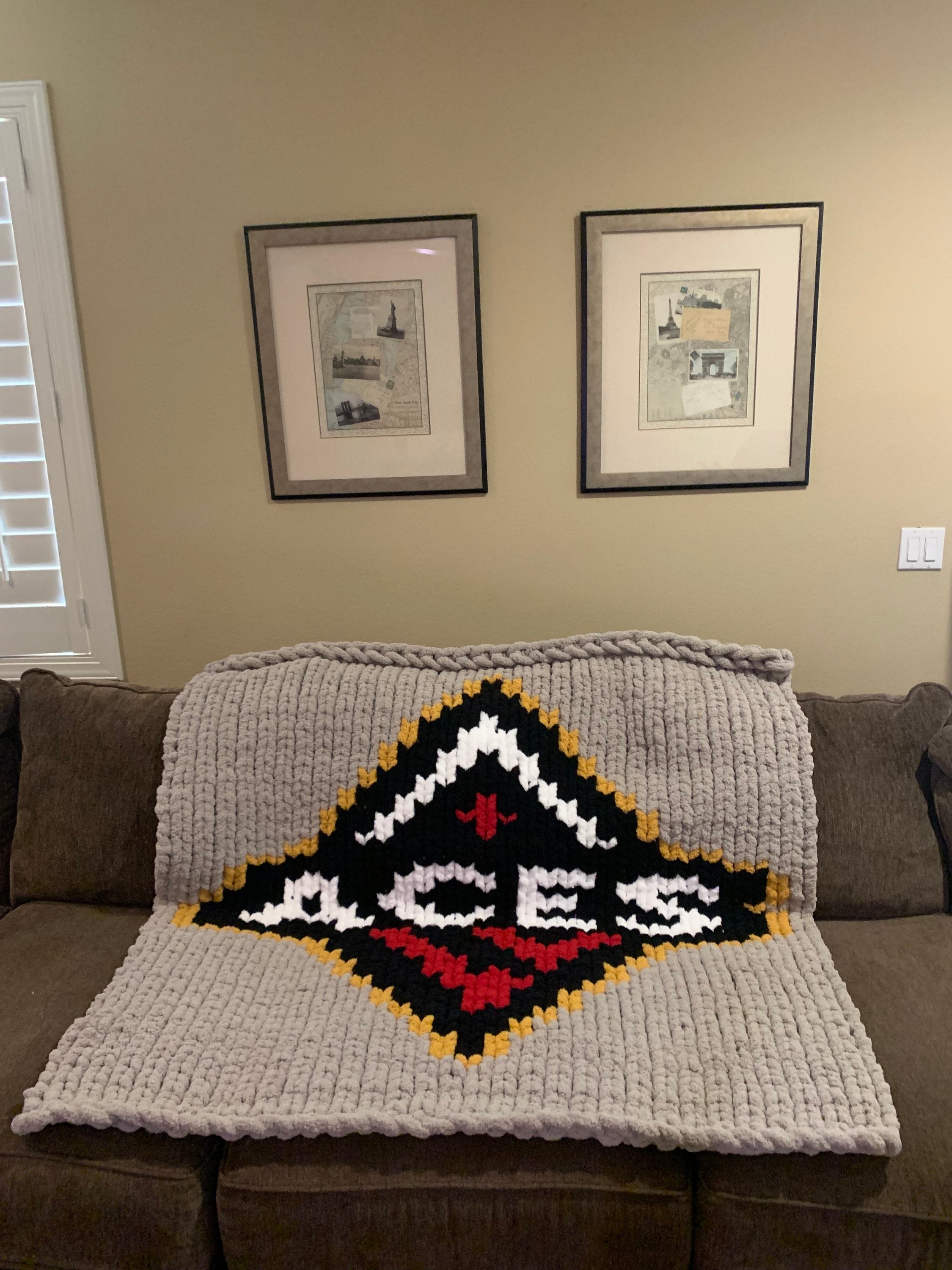 Las Vegas Aces throw blanket