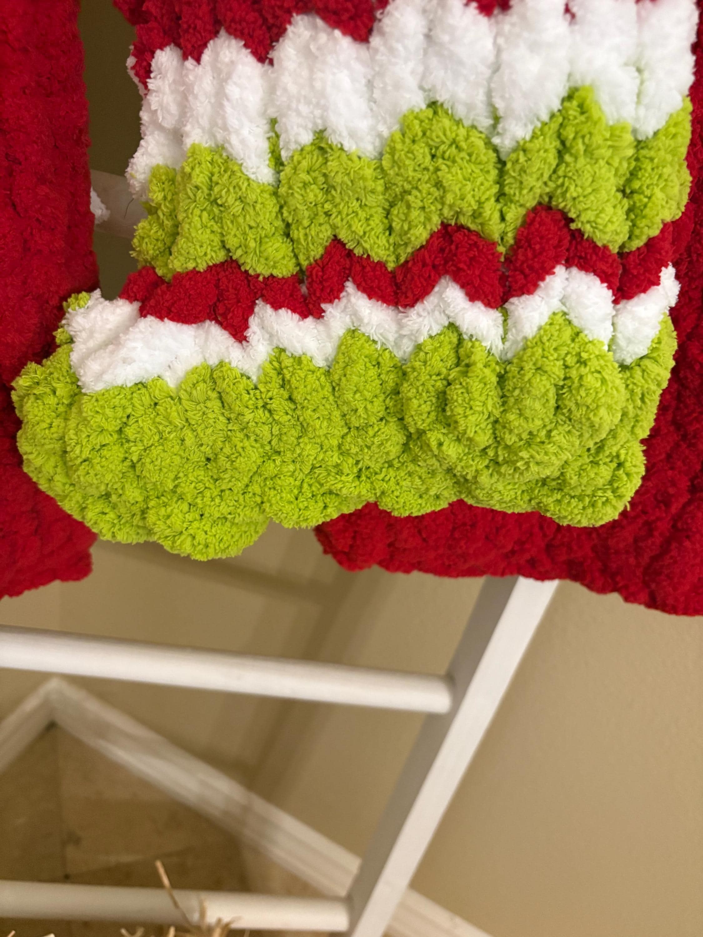 Jumbo Grinch style Christmas stocking