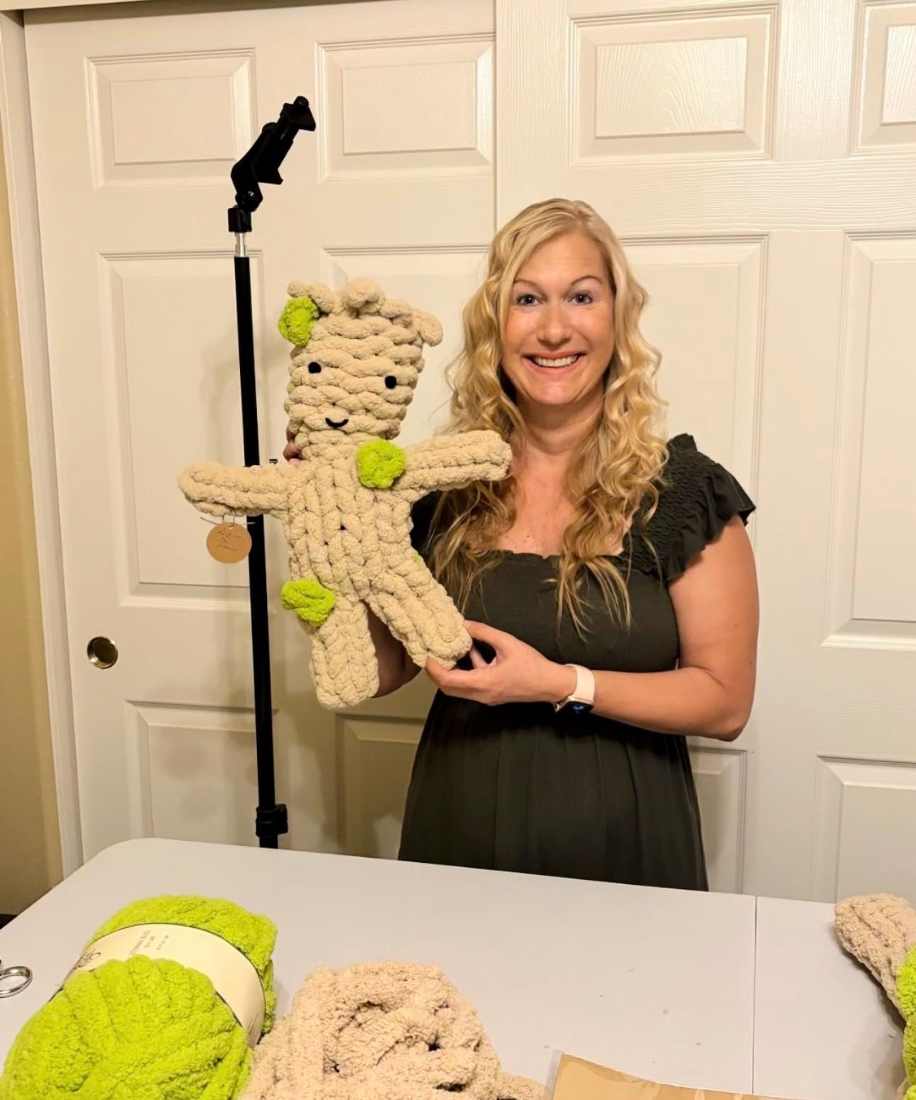 Groot plushie pattern tutorial