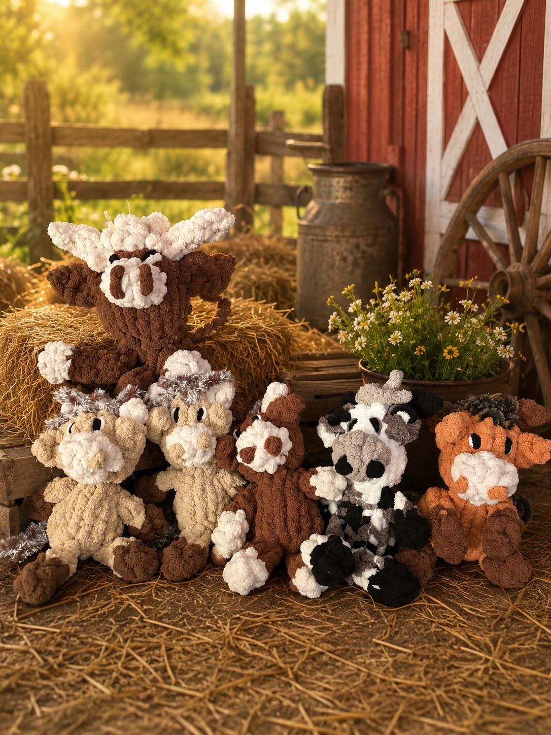Highland cow plushie