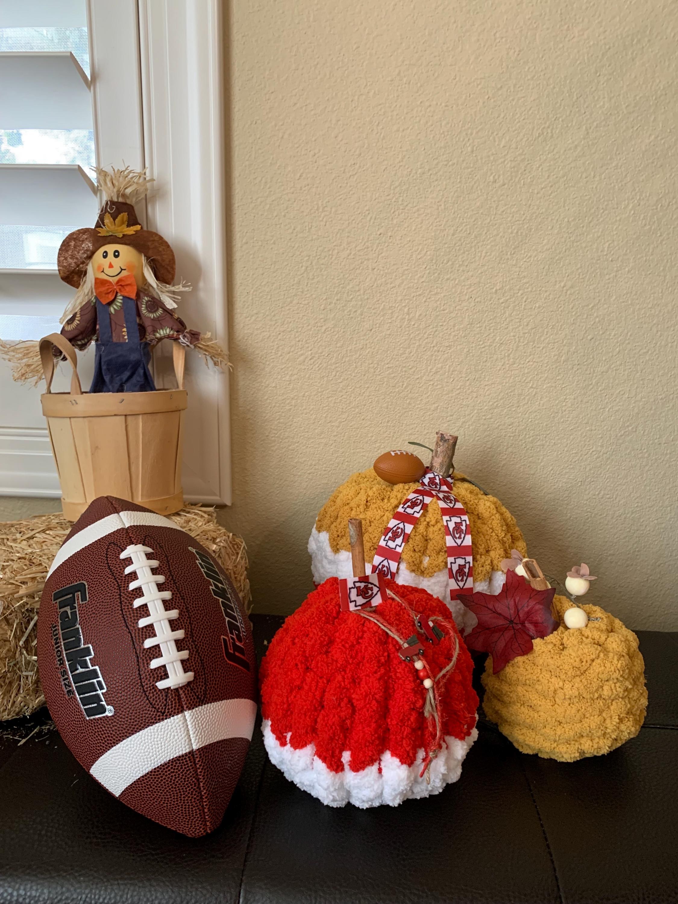 KC CHIEFS pumpkin set