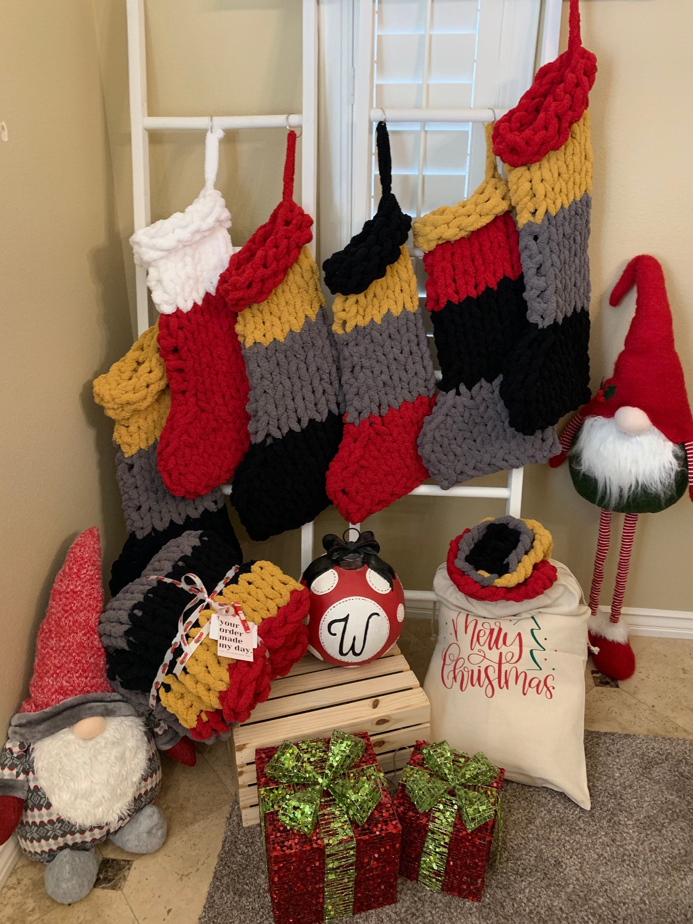 Vegas golden knights Christmas stocking