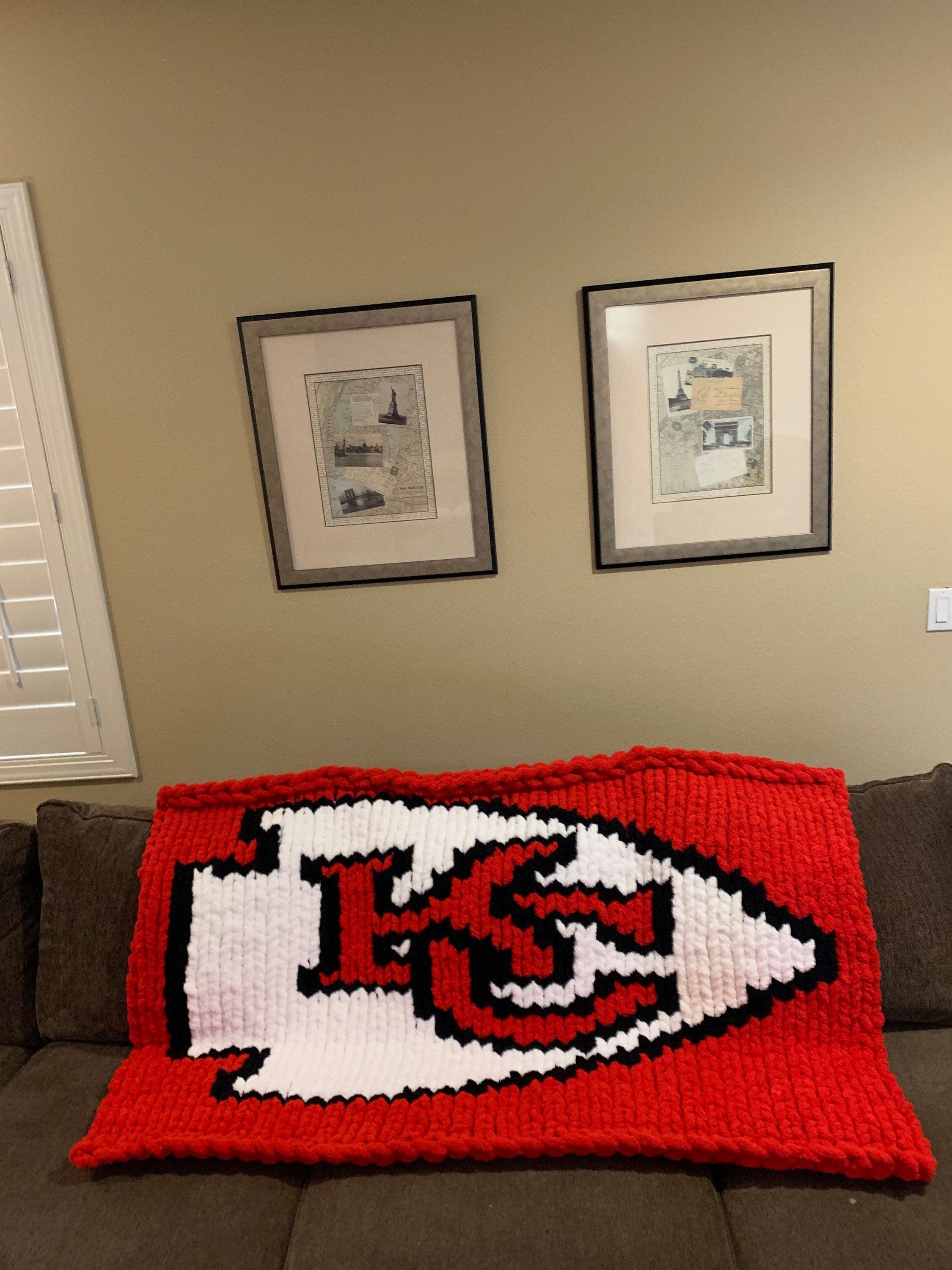 KC CHIEFS championship blanket