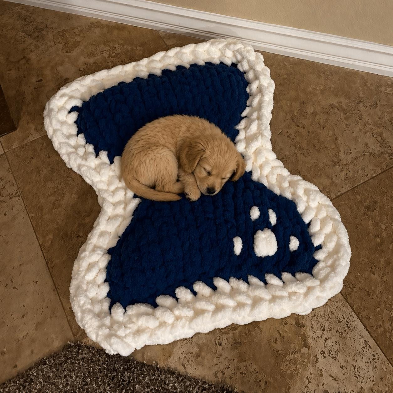 Bone Shaped Dog Bed