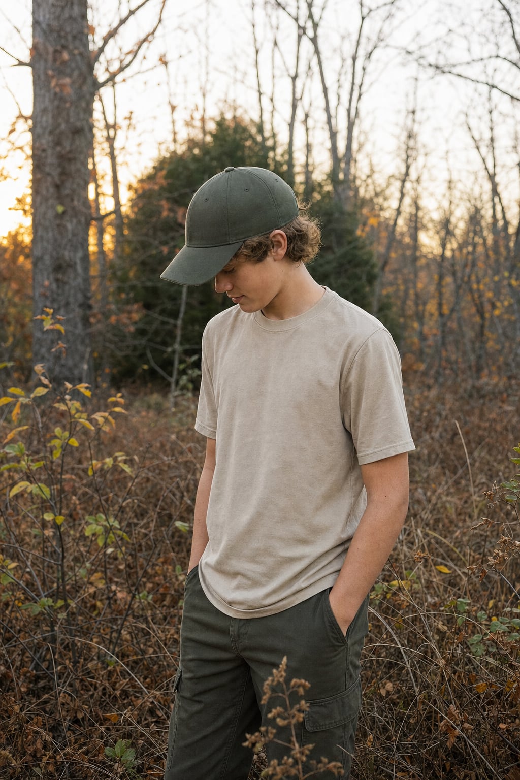 Stealth Whitetails apparel in a Michigan woodland