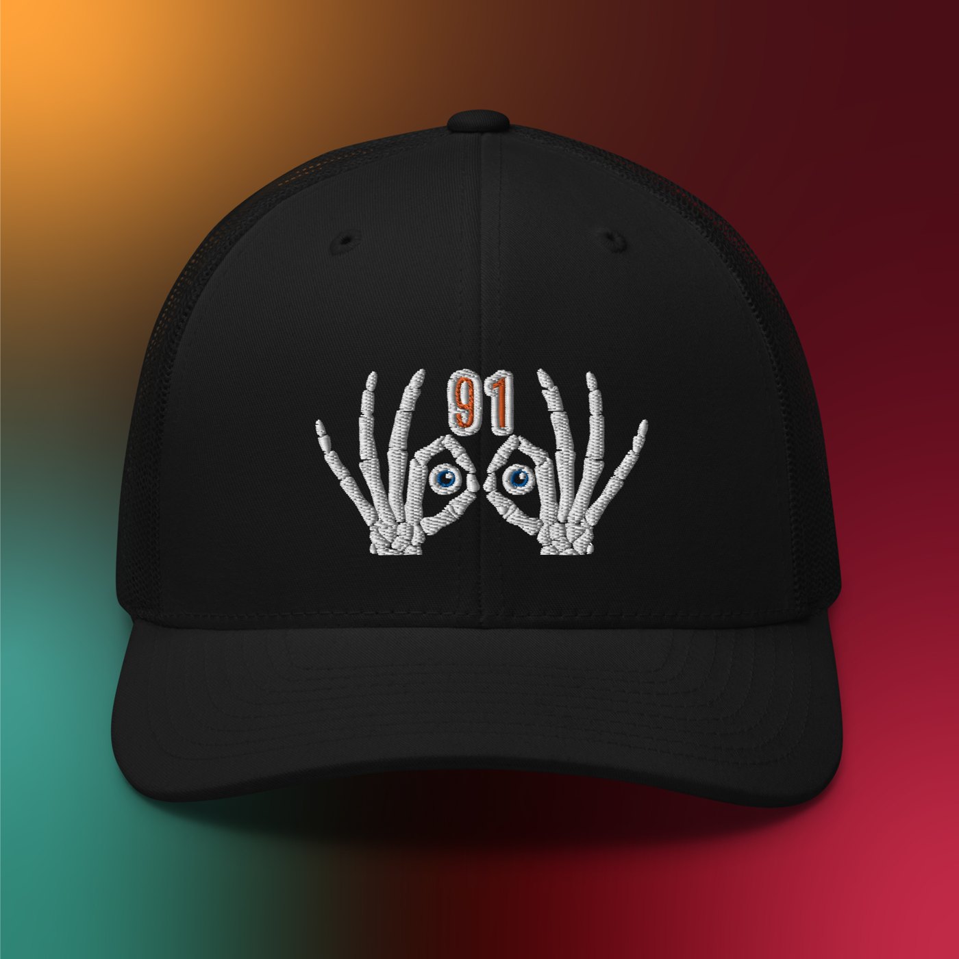 91 TRENCHES DEPT. We See You 91 Trucker Cap