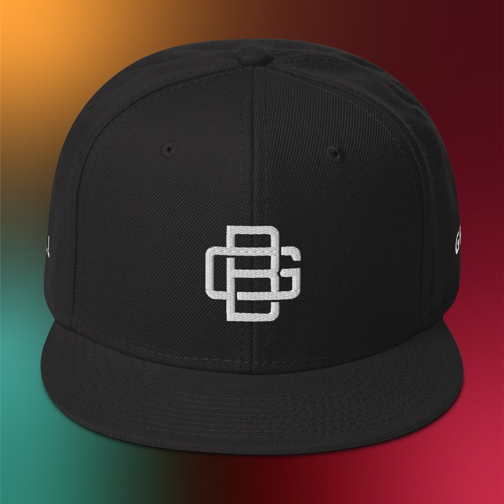 BALL+GRIND: BG LOOP White Stitch Snapback Hat