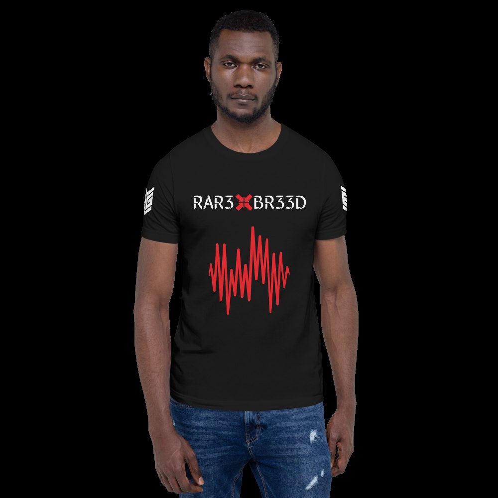 BALL+GRIND- RAR3 BR33D Blk/Red/Wht Short-Sleeve Unisex T-Shirt