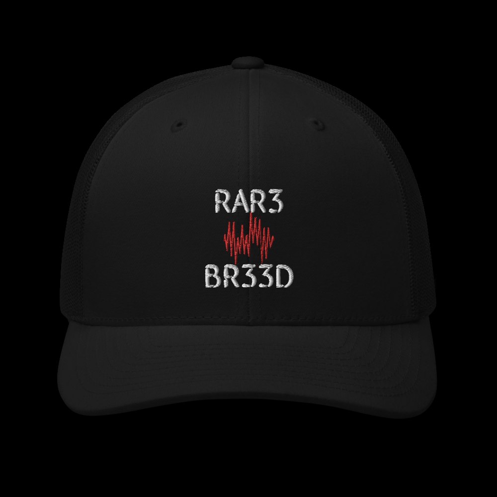BALL+GRIND - RAR3 BR33D Blk Trucker Cap