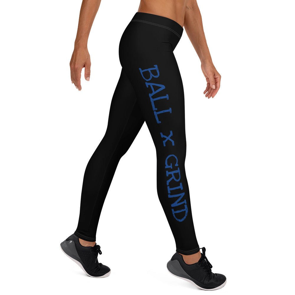 Ball+Grind - Black and Blue Leggings