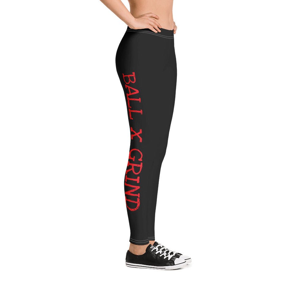 Ball+Grind - Black and Red Leggings