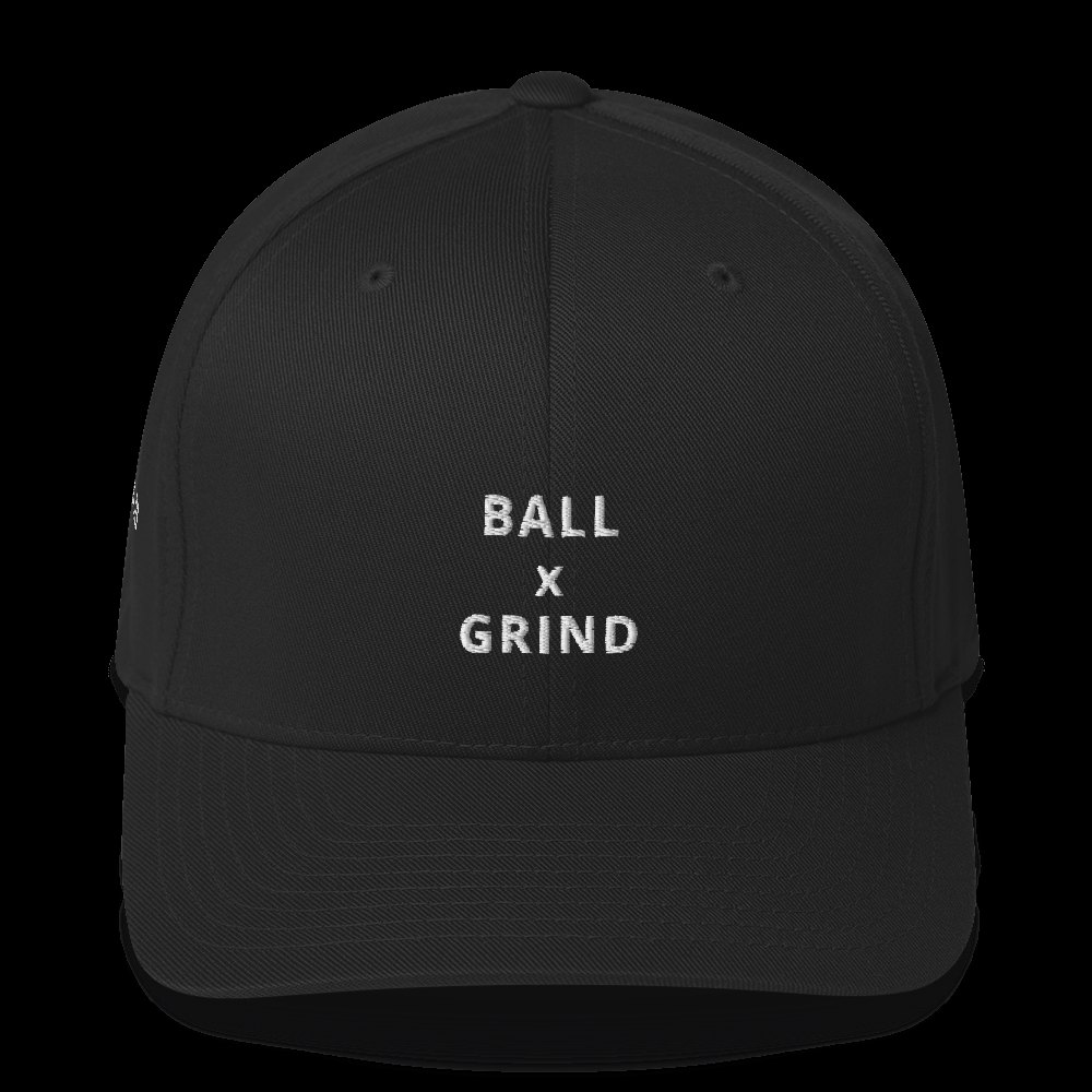 Ball+Grind - The Beginning (Grind Mode) Flexfit Structured Twill Cap