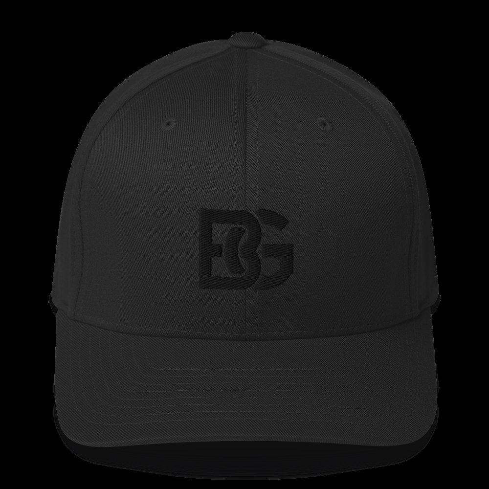 BALL+GRIND: THE GRIND (Black Stitch) Flexfit Structured Twill Cap