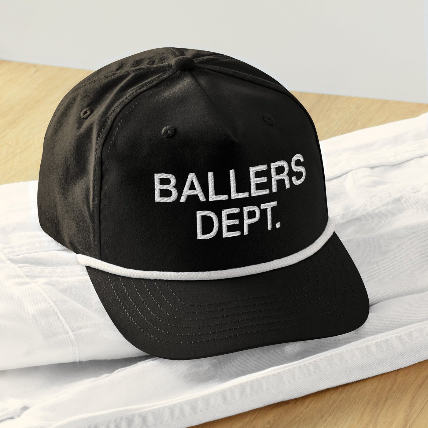 BALLERS DEPT. - 5 Panel Golf  Rope Cap