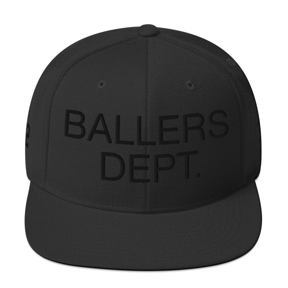 BALLERS DEPT. - THE BLACKOUT Snapback Hat