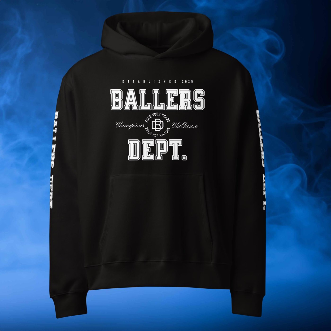 BALLERS DEPT. - The Dedication Oversized Premium Heavyweight Hoodie