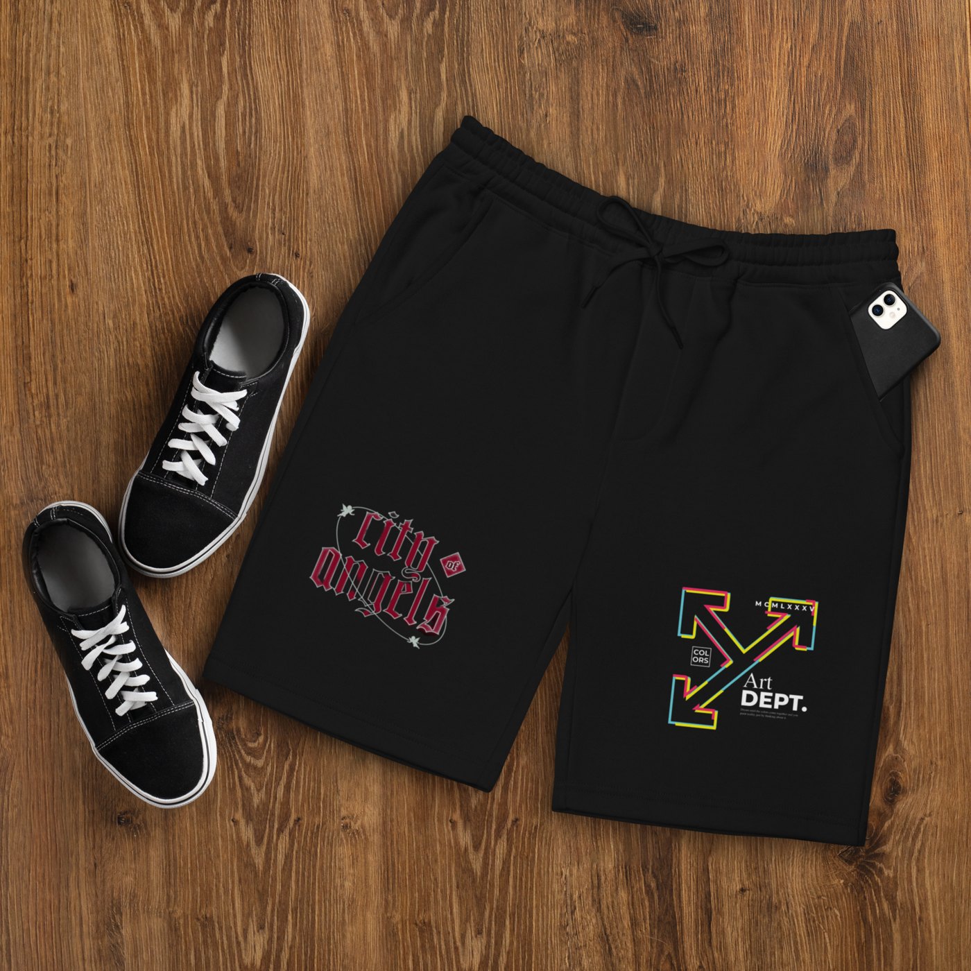 City of Angels - Art Dept. Men's Fleece Shorts