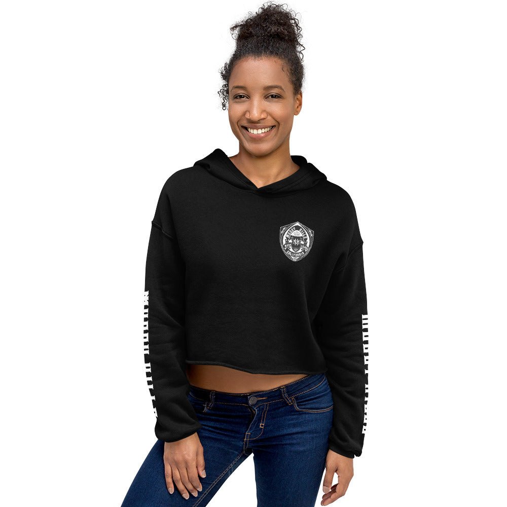MUDDY HILLS - THE SHIELD FEARLESS HUSTLE Womens Crop Hoodie