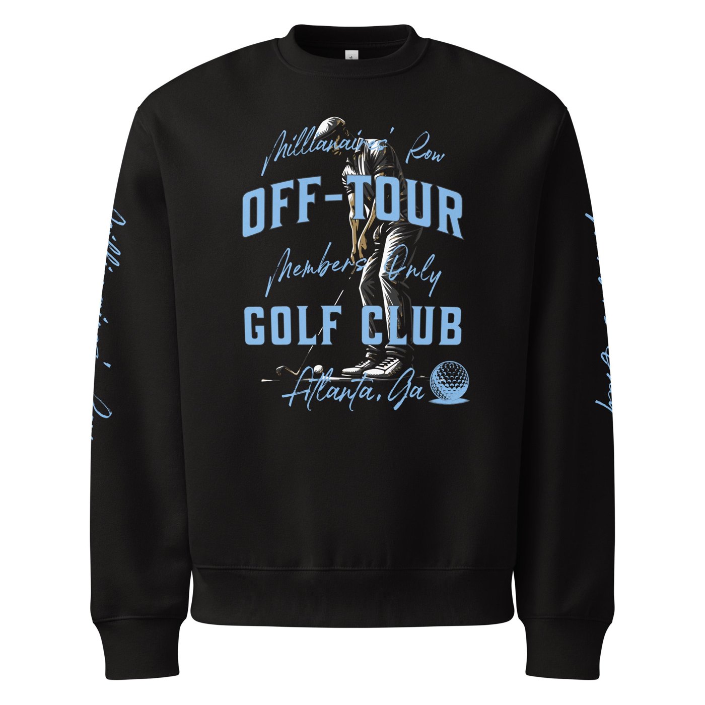 OFF-TOUR GOLF CLUB - Millionaires' Row Members Only Oversized Heavyweight Sweatshirt