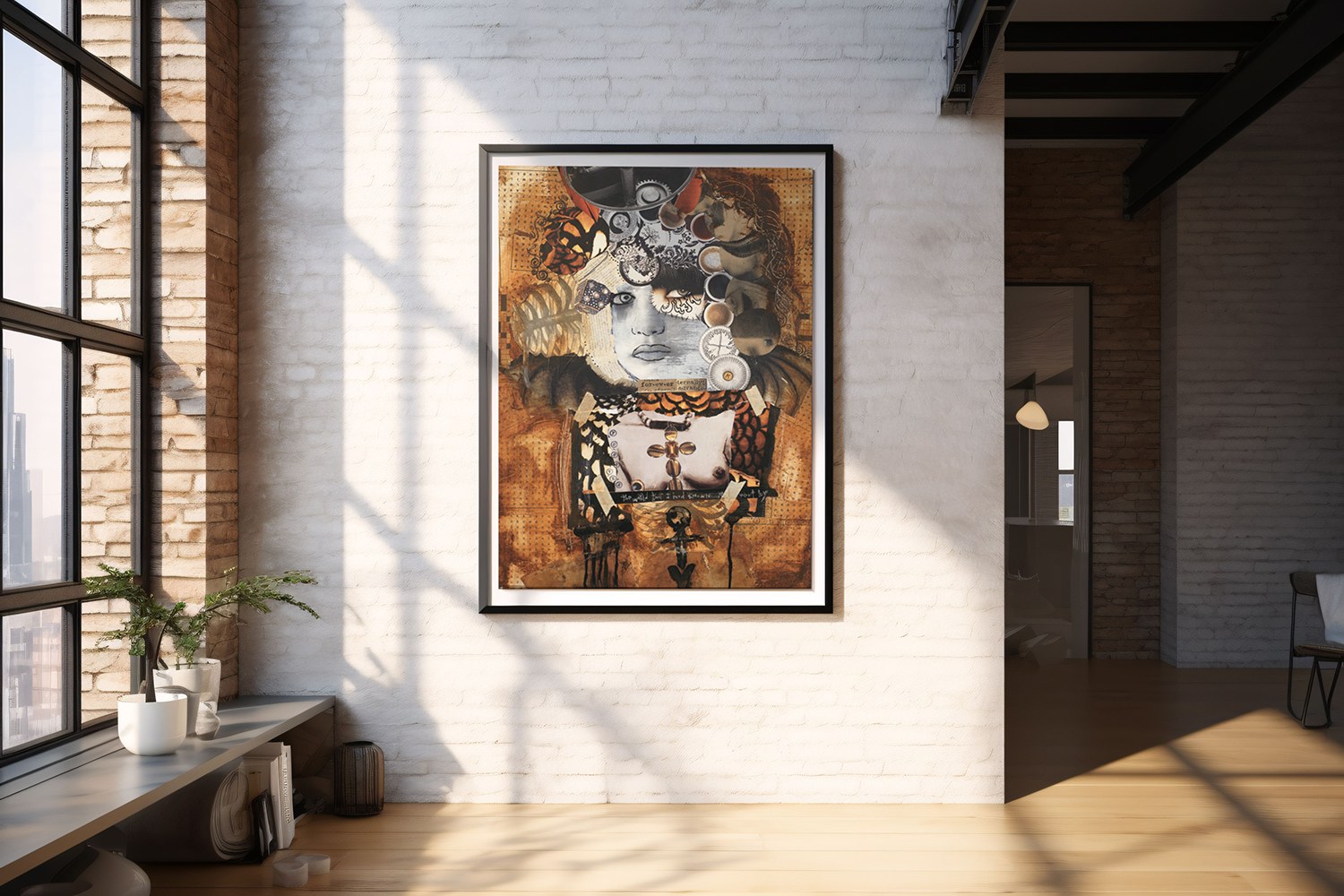 FOREVER by Michel Keck installed in a real interior