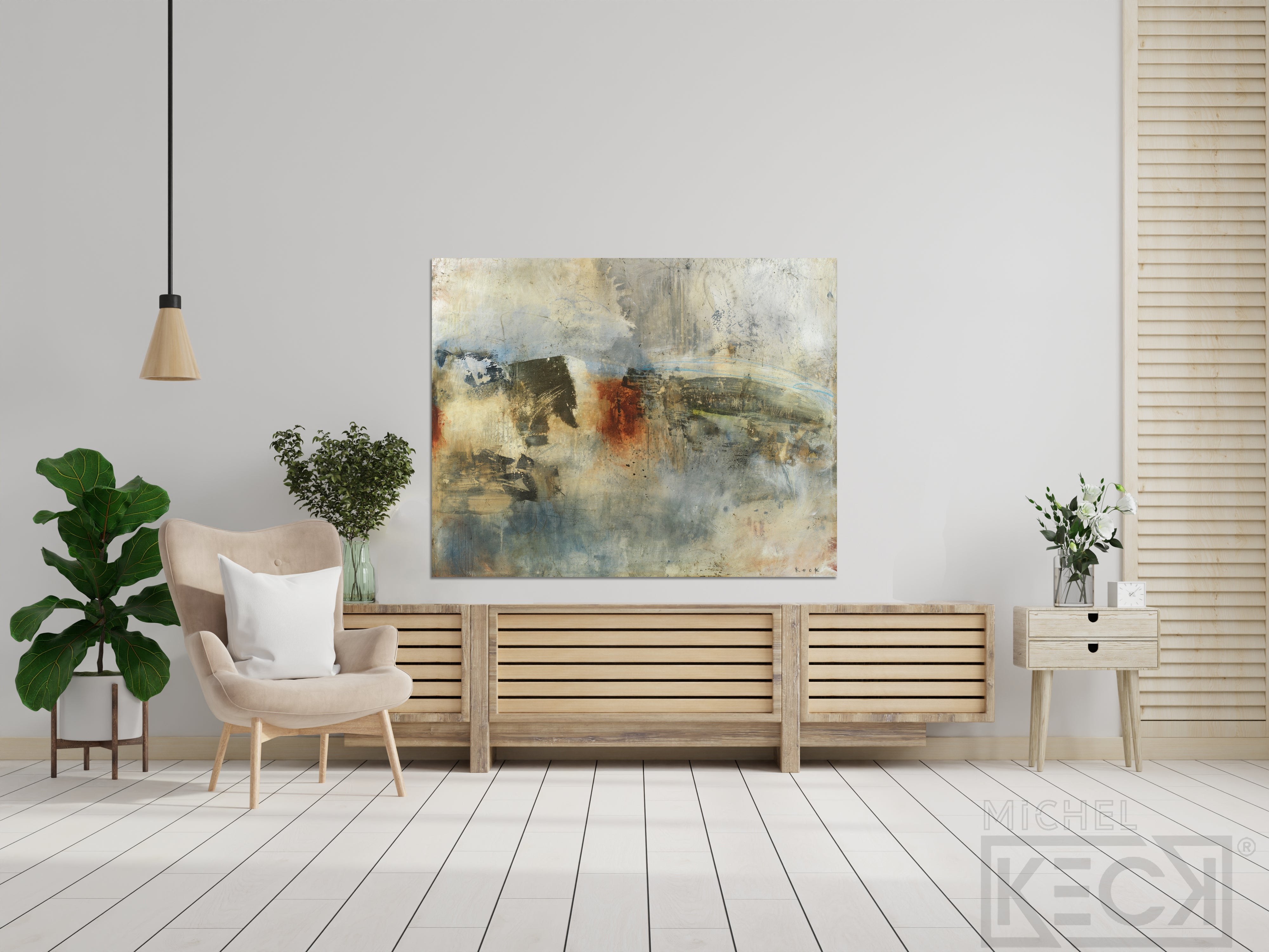 ALL OR NOTHING by Michel Keck installed in a real interior